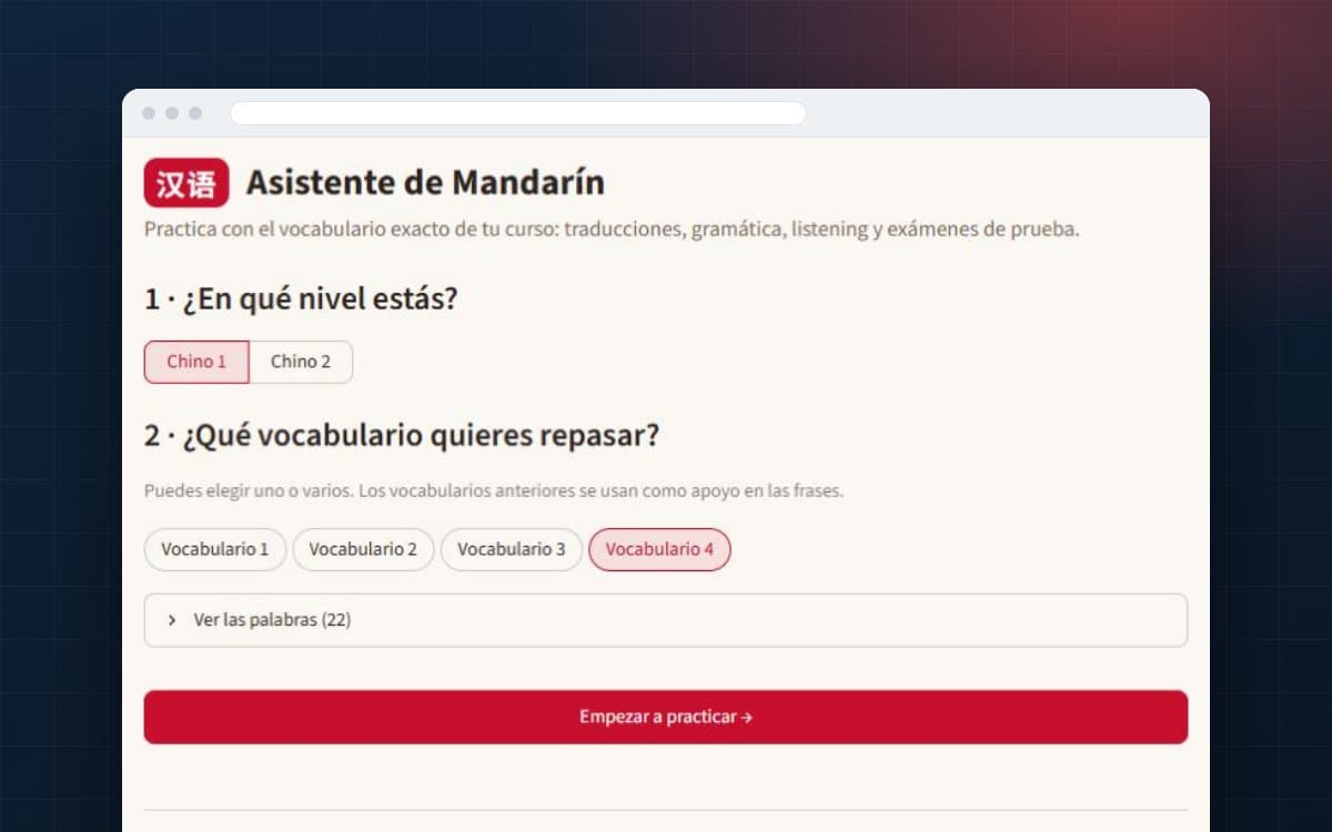 Mandarin Assistant